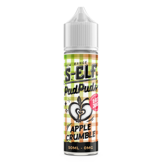 S-Elf Pud Puds - Apple Crumble Shortfill E-liquid (50ml)