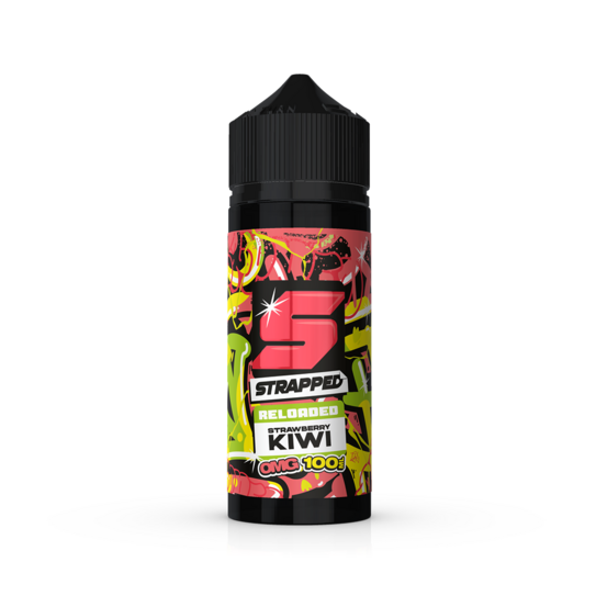 Strapped Reloaded - Strawberry Kiwi Shortfill E-Liquid (100ml)