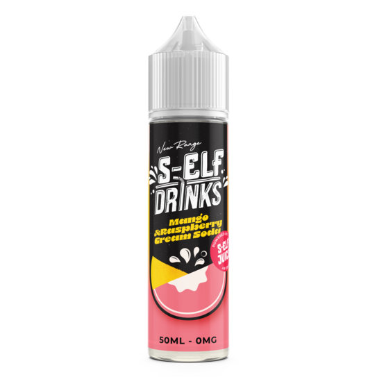 S-Elf Drinks - Mango & Raspberry Cream Soda Shortfill E-liquid (50ml)