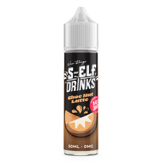 S-Elf Drinks - Choco Nut Latte Shortfill E-liquid (50ml)