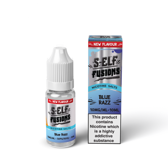 S-Elf Fusions - Blue Razz 10ml Nic Salt E-liquid