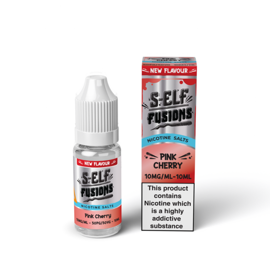 S-Elf Fusions - Pink Cherry 10ml Nic Salt E-liquid