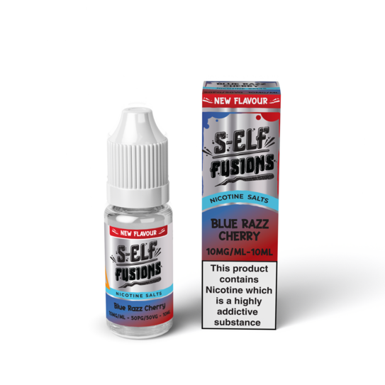 S-Elf Fusions - Blue Razz Cherry 10ml Nic Salt E-liquid