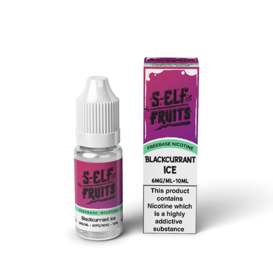 S-Elf Fruits - Blackcurrant Ice HPG 10ml E-Liquid