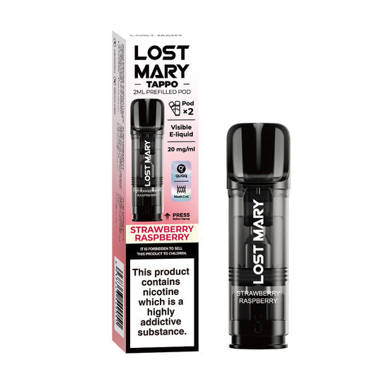 Lost Mary Tappo Pre-filled Pod – Strawberry Raspberry