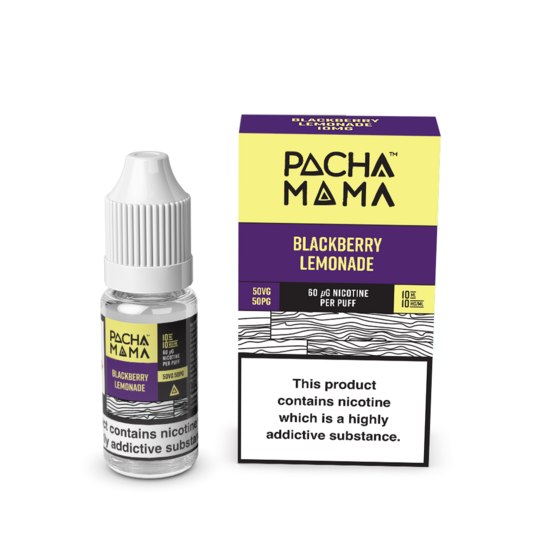 Pacha Mama Nic Salt E-Liquids - Blackberry Lemonade - 10ml