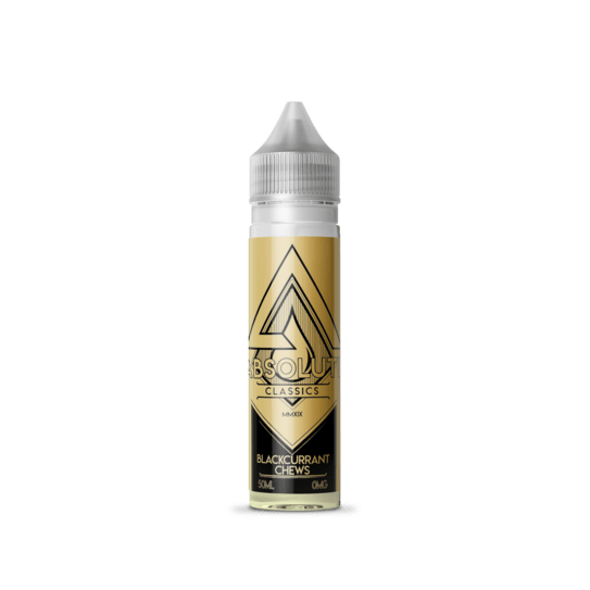 Absolute Classics Gold - Blackcurrant Chews Shortfill E-liquid (50ml)