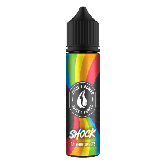Juice N Power - Shock Rainbow Sweets Shortfill E-Liquid (50ml)