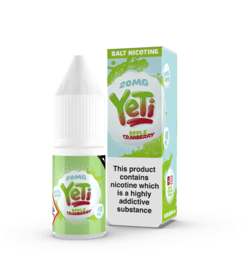 Yeti Salts - Apple Cranberry 10ml Nic Salt E-Liquid