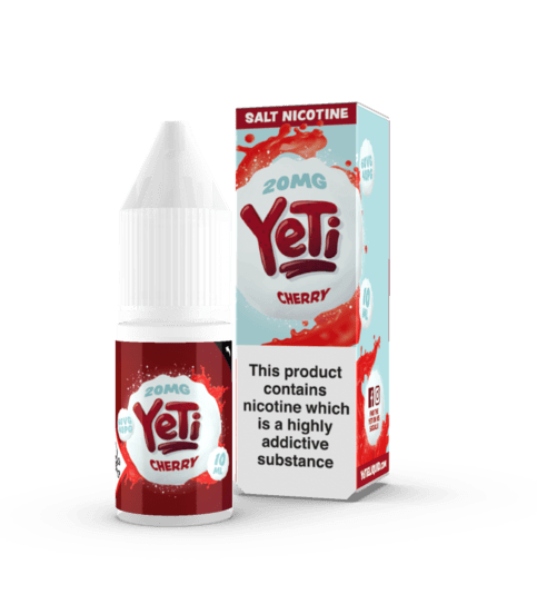 Yeti Salts - Cherry Ice 10mlNic Salt E-Liquid